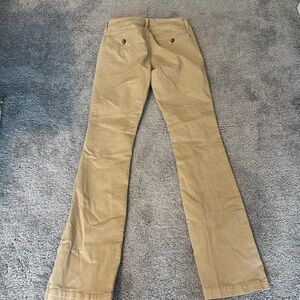 American eagle size 00 kick boot khakis stretch